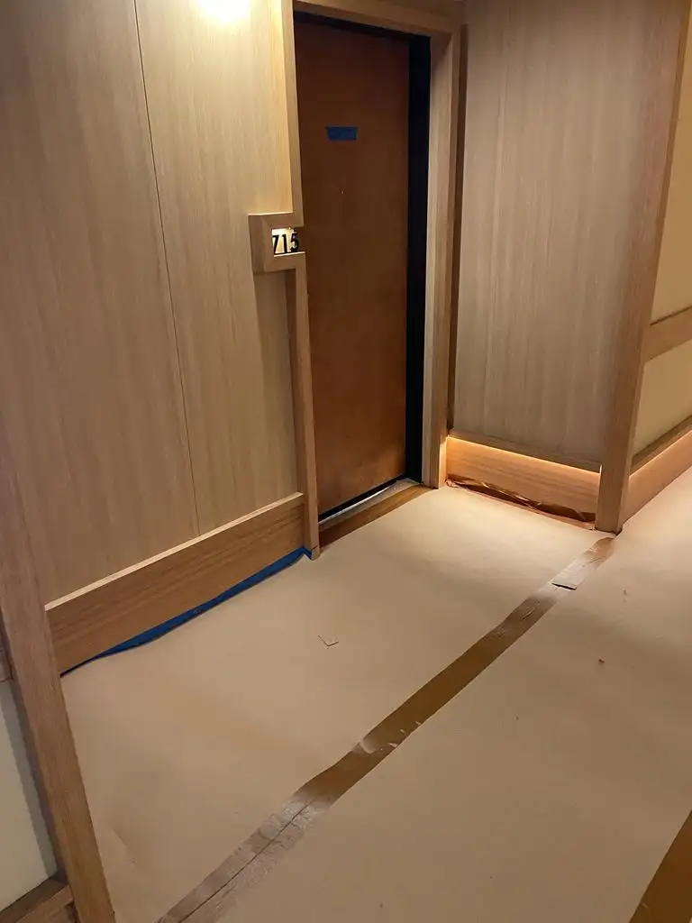 Door and skirting detail