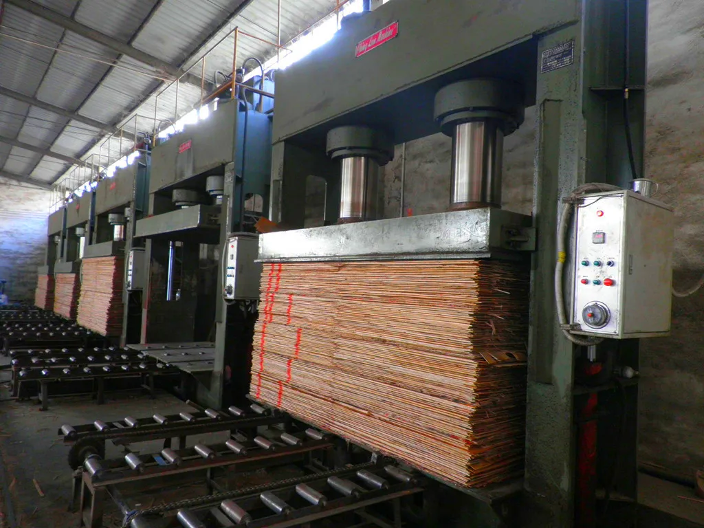 Pressing equipment in the factory